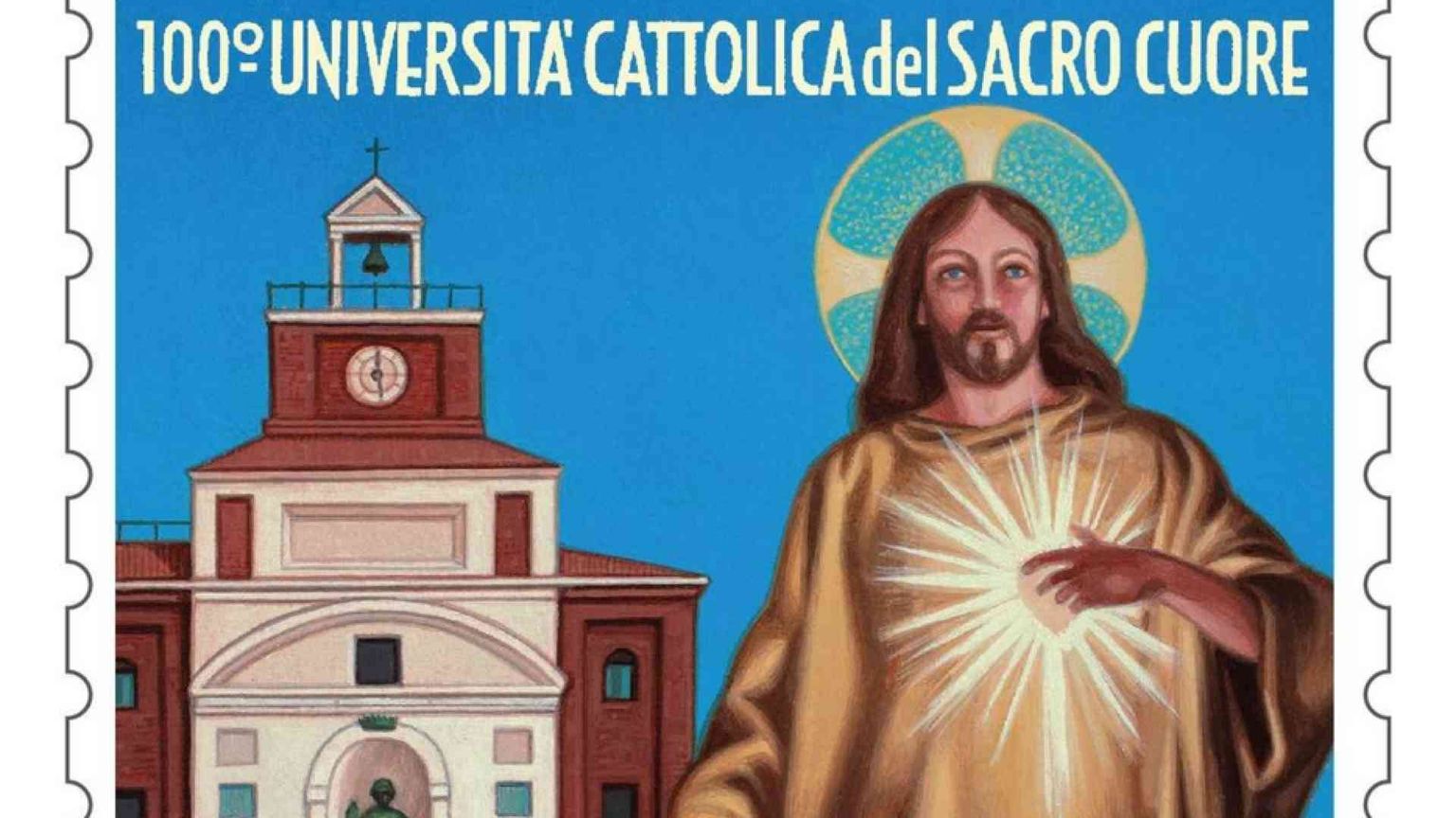 Un francobollo vaticano per i 100 anni dell'Università Cattolica