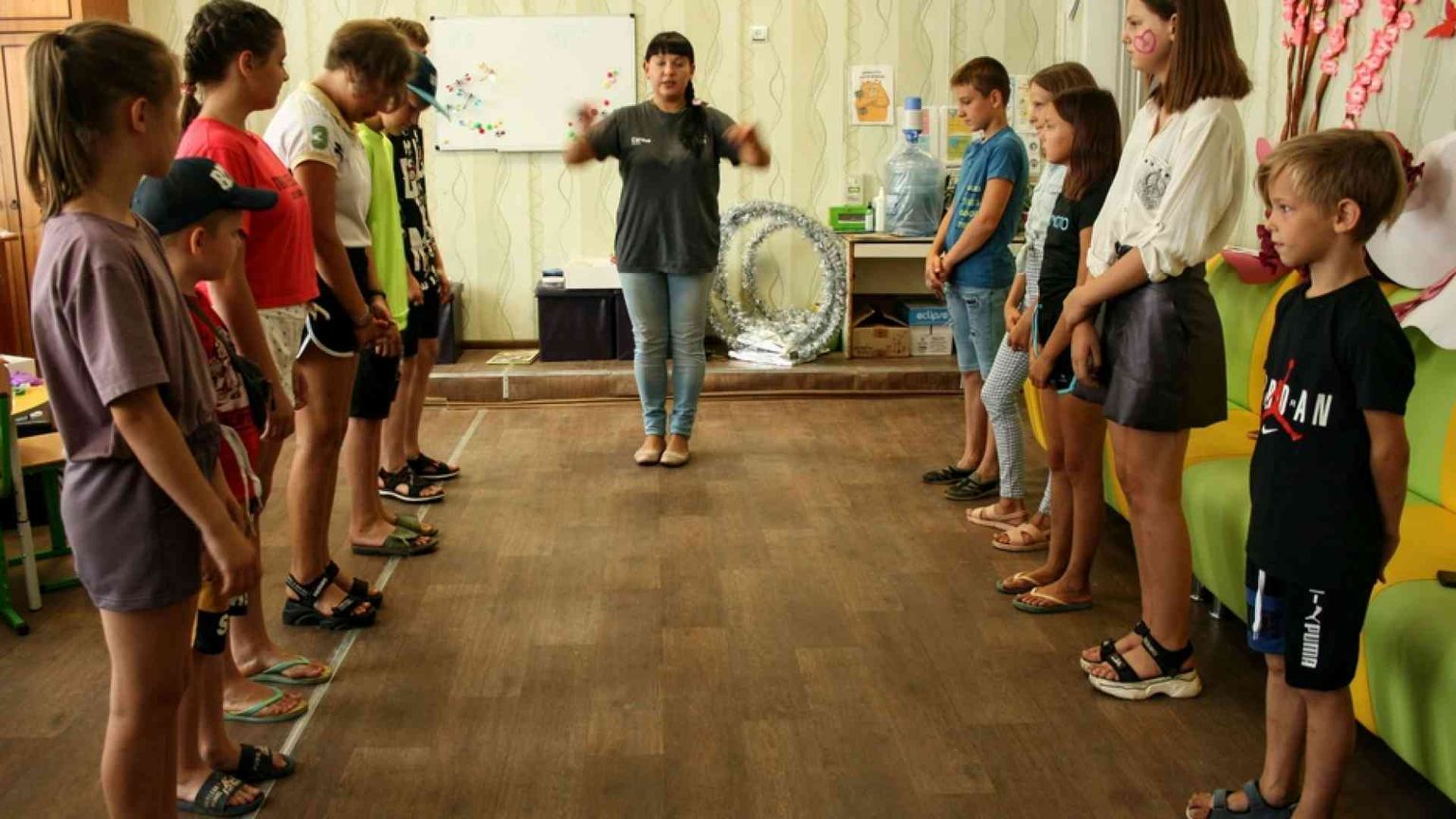 Curare l'ansia dei bambini nell'unica guerra in Europa