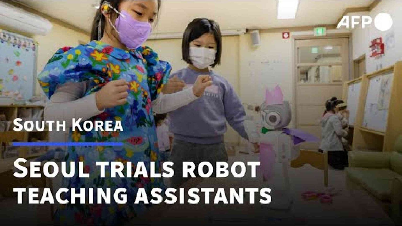 In Sud Corea si testano mini robot per "insegnare" all'asilo