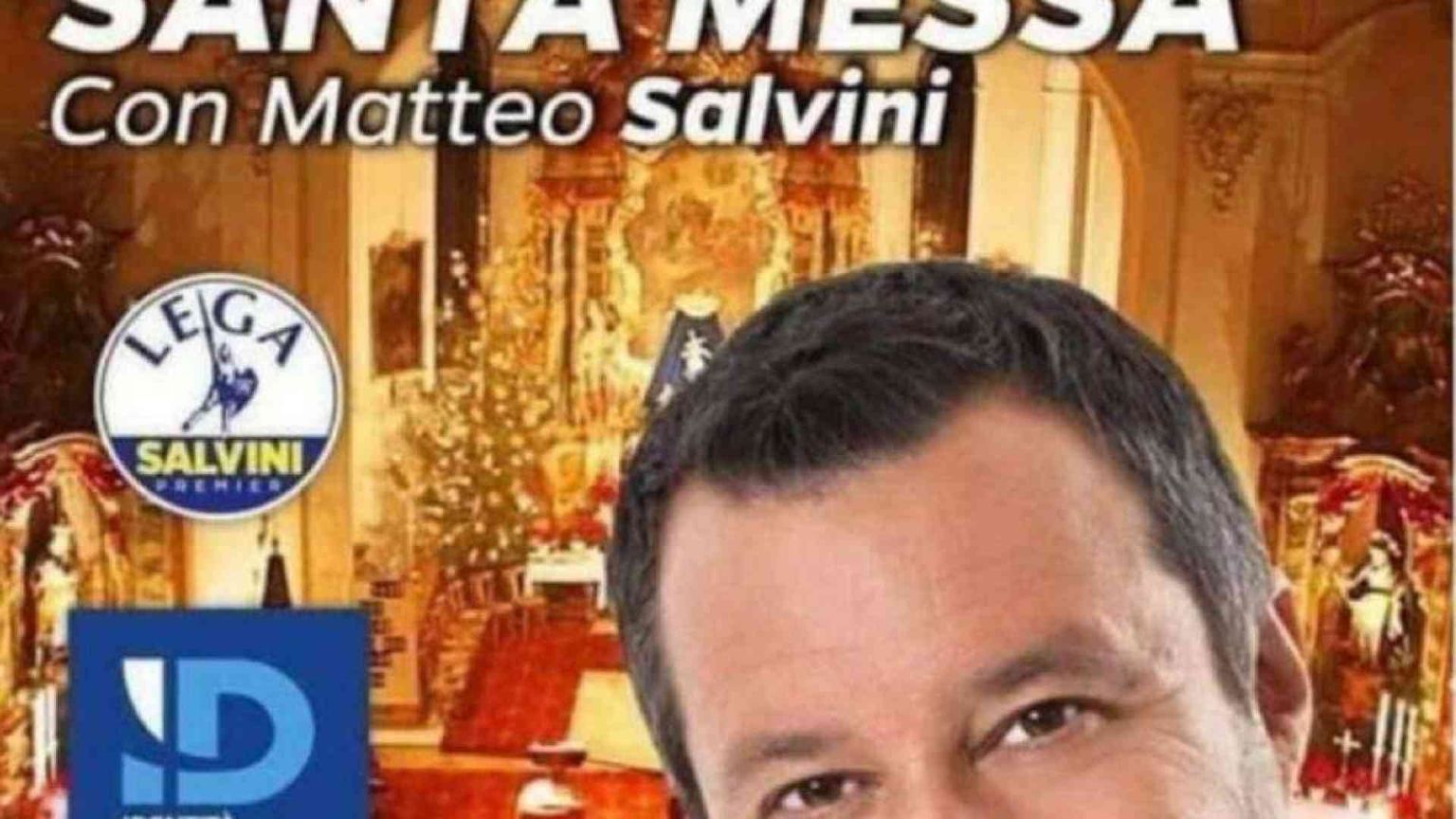 Polemiche sulla "Messa con Salvini". Poi la celebrazione viene annullata