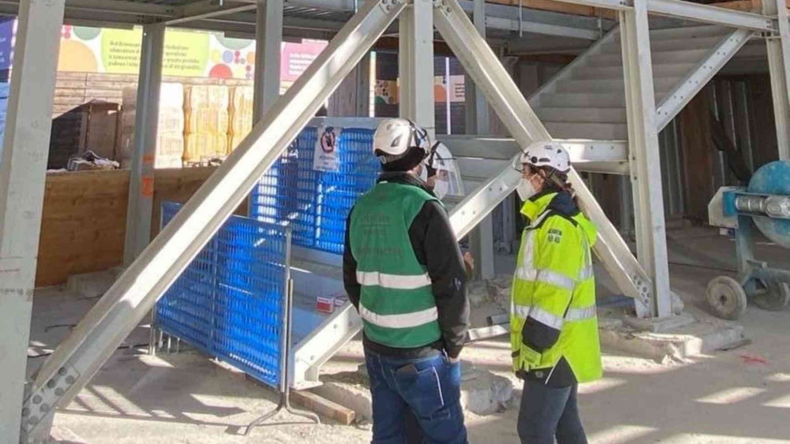 Detenuti in cantiere nell'area dell'ex Expo