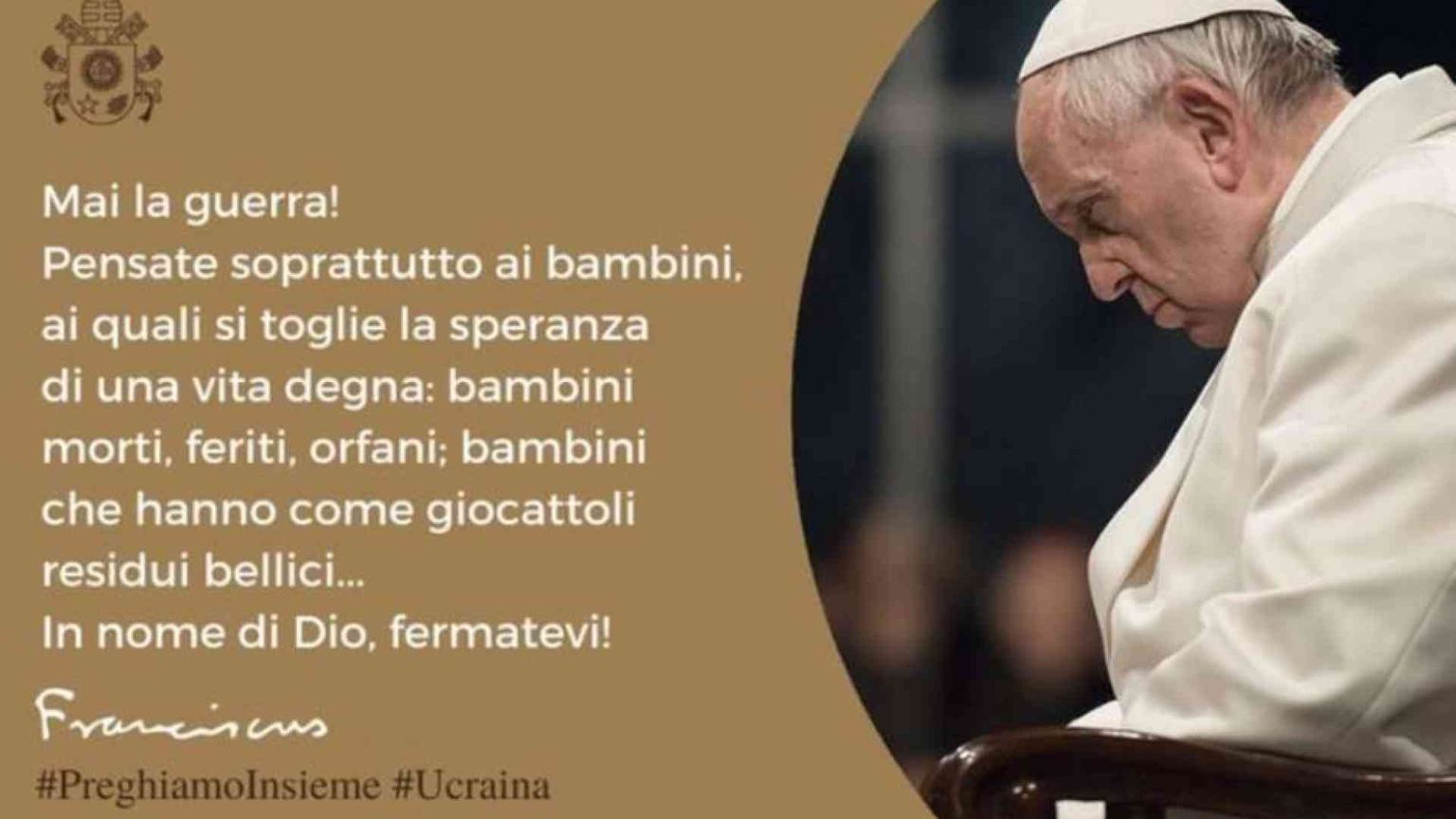 La Chiesa al lavoro per la tregua: «In nome di Dio, fermatevi»