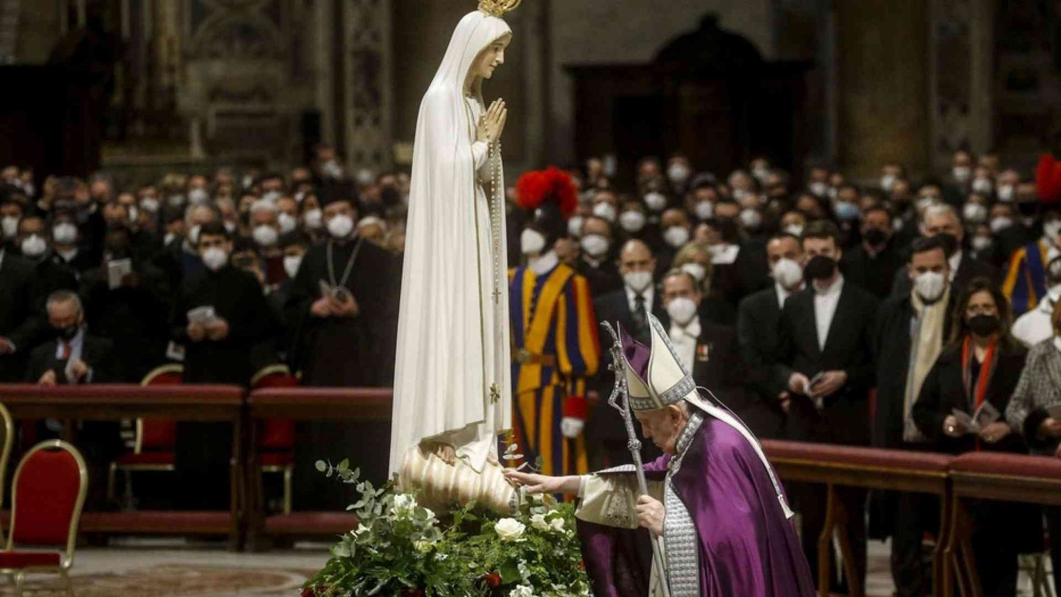 Papa Francesco ha consacrato la Russia e l'Ucraina a Maria, regina della Pace