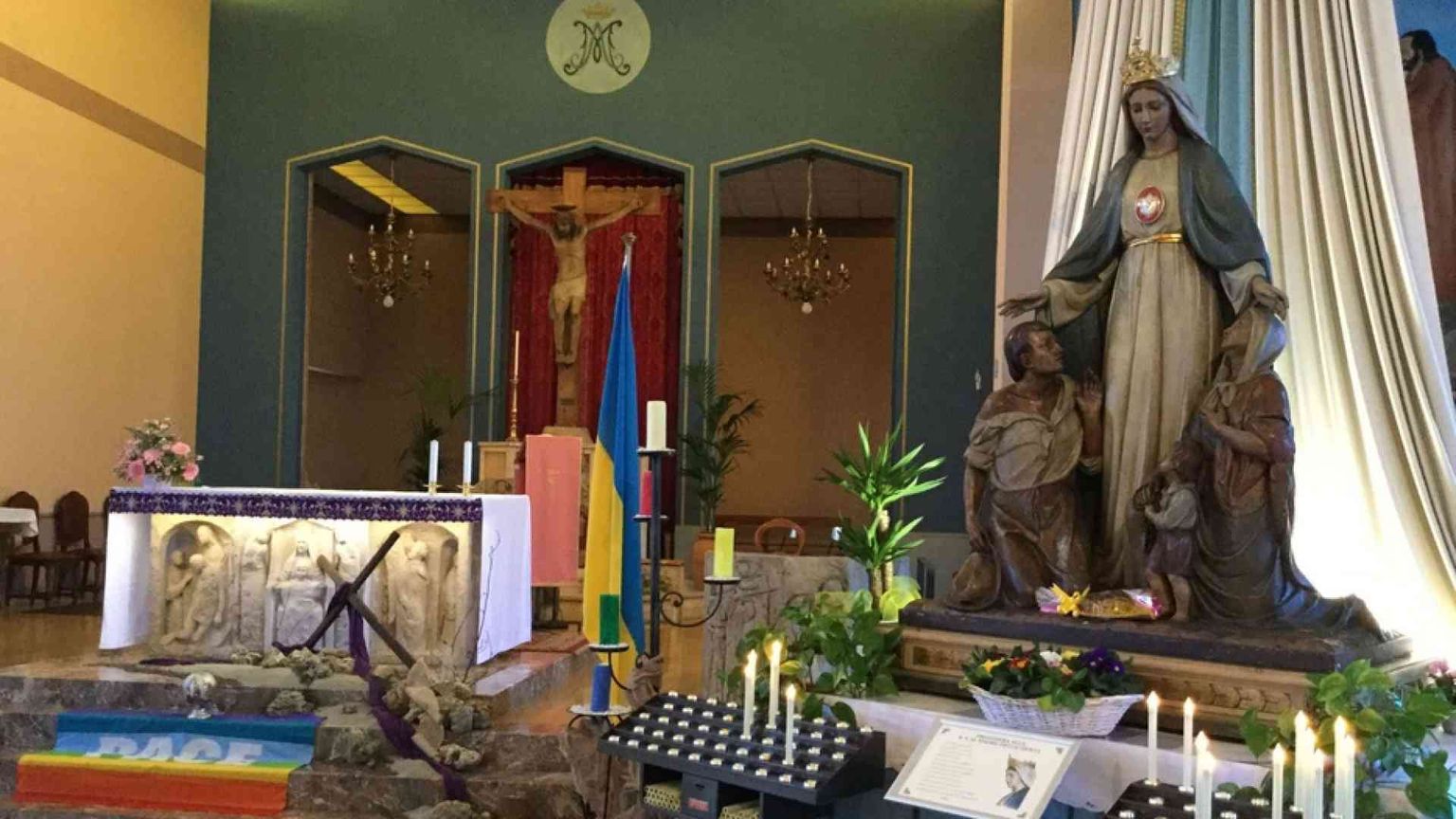 Il santuario per le vittime di guerra diventa una casa per i profughi ucraini