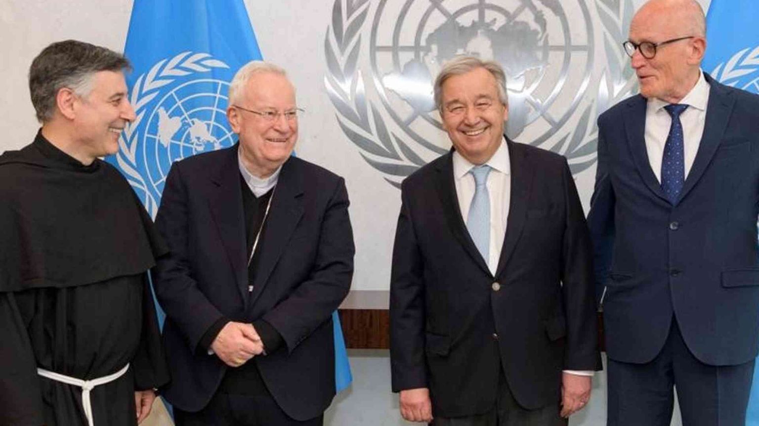 Bassetti incontra il segretario dell'Onu Guterres: dialogo per fermare le armi
