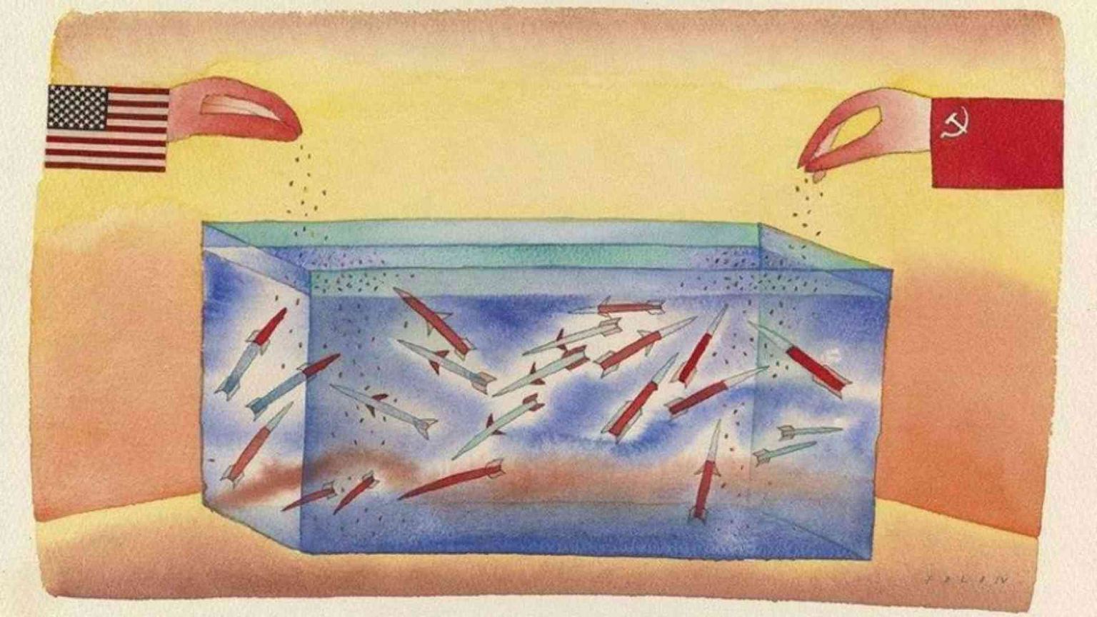 Contro la follia della guerra: gli acquerelli di Folon ai Musei Vaticani