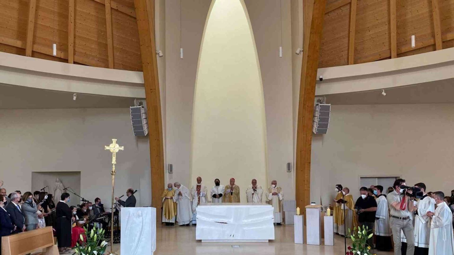 Una chiesa avveniristica nel nome di san Giovanni Paolo II