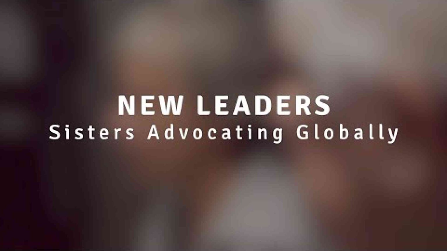 "Siamo le vostre sorelle per voi e insieme a voi"