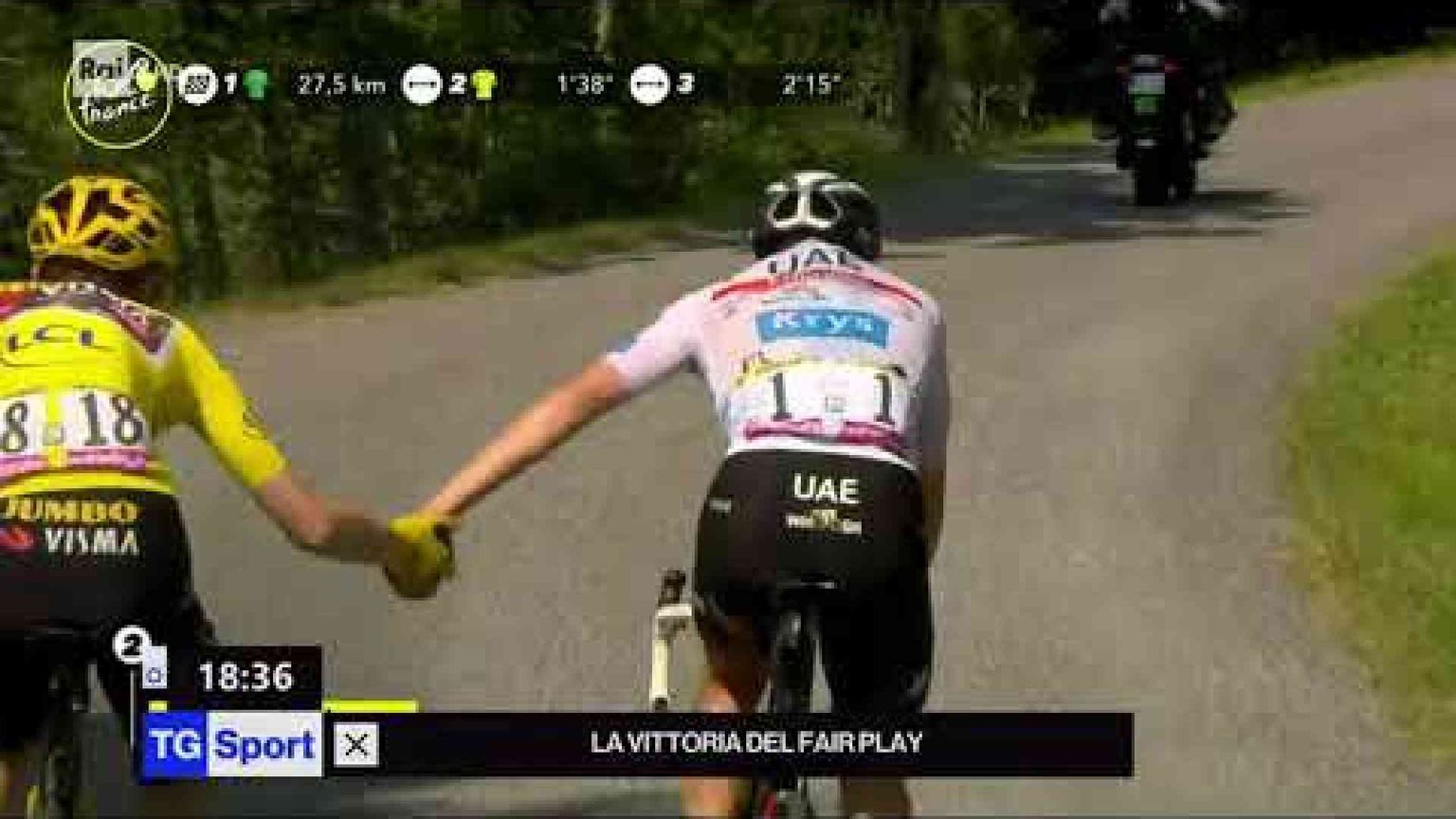 Finalmente un esempio nel Tour dal finale giusto