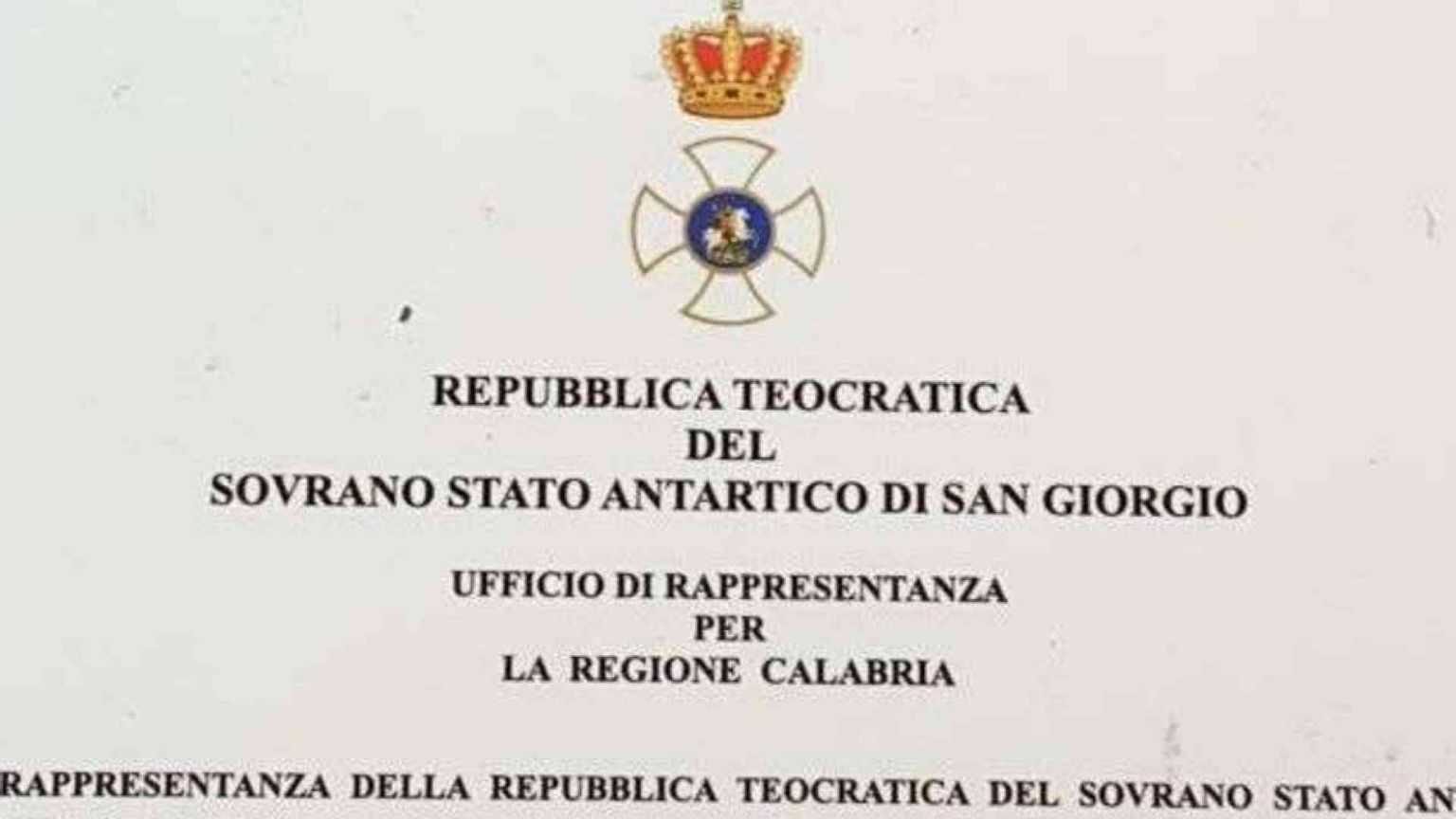 La truffa dello “Stato teocratico Antartico” (che non esiste)
