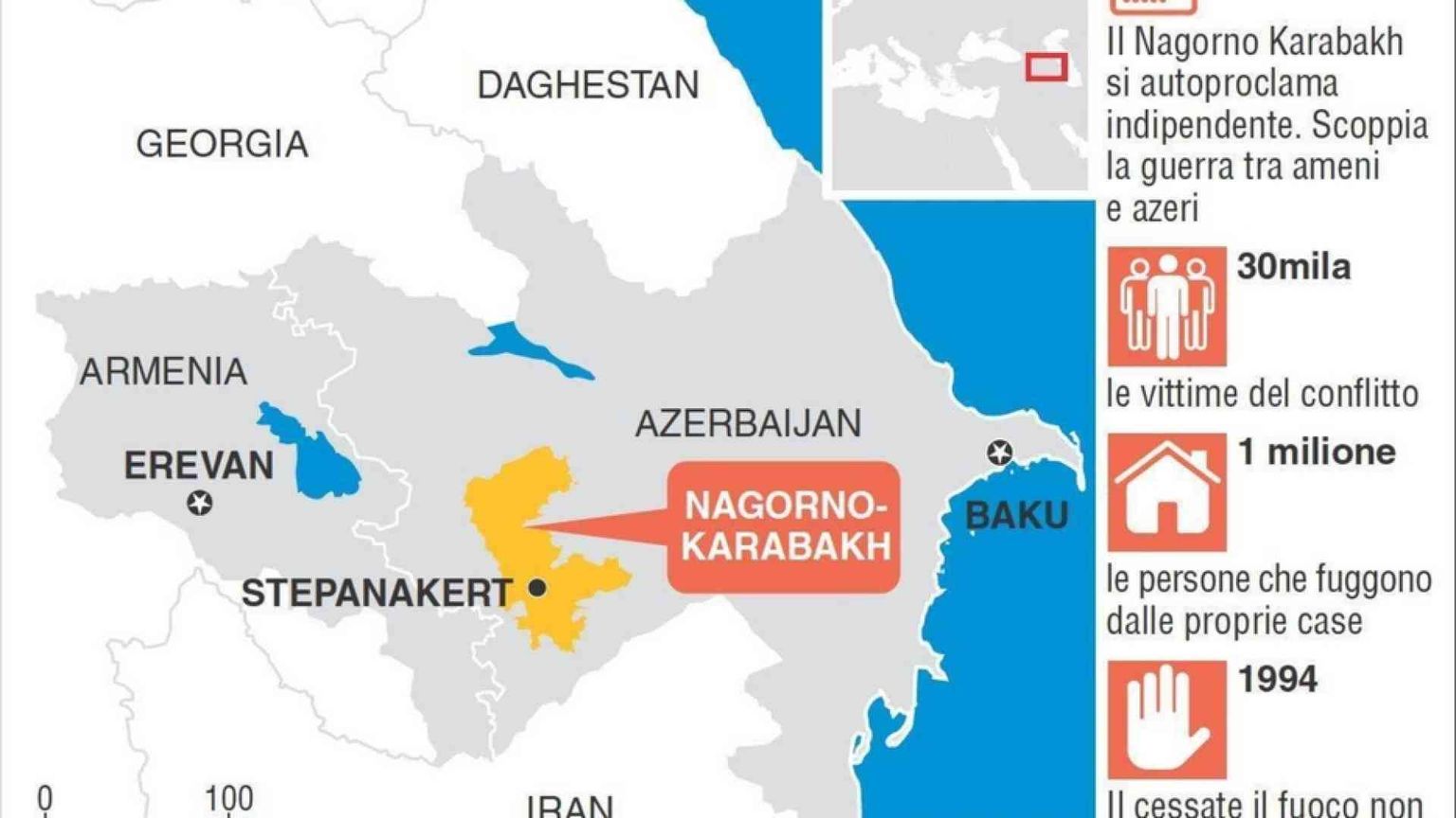 L'Armenia accusa gli azeri di «crimini di guerra»