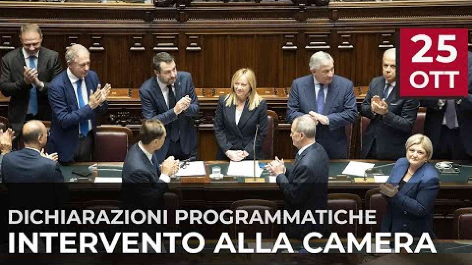 L'Europa, l'energia, il Papa... il testo del discorso di Giorgia Meloni