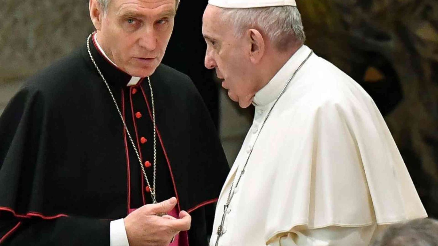 Papa Francesco incontra monsignor Georg Gänswein