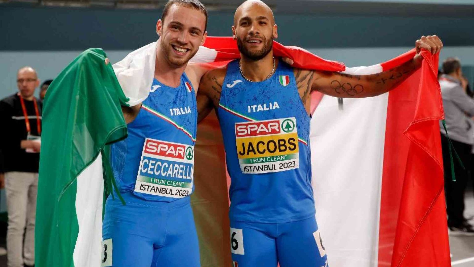 Euroindoor, nei 60 metri oro e argento italiani Ceccarelli-Jacobs