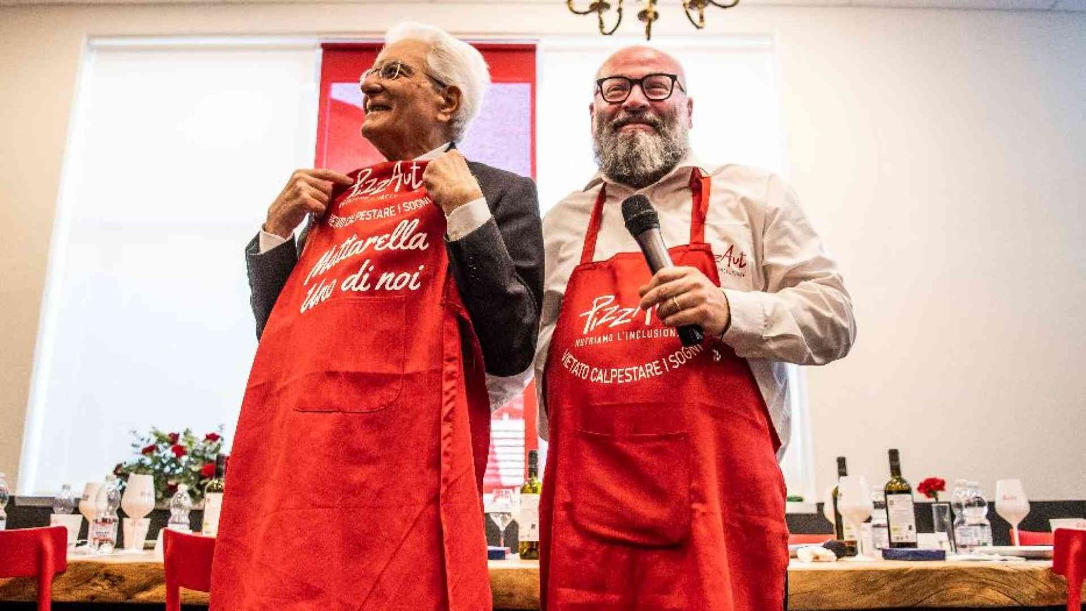 PizzAut raddoppia e inaugura il ristorante a Monza con Mattarella