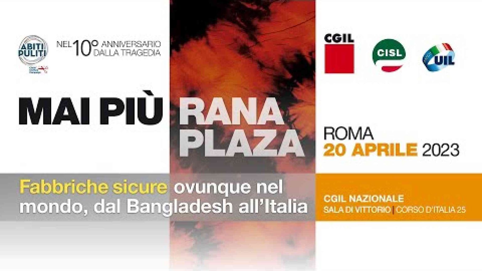 Mai più Rana Plaza. Fabbriche sicure ovunque, dal Bangladesh all'Italia