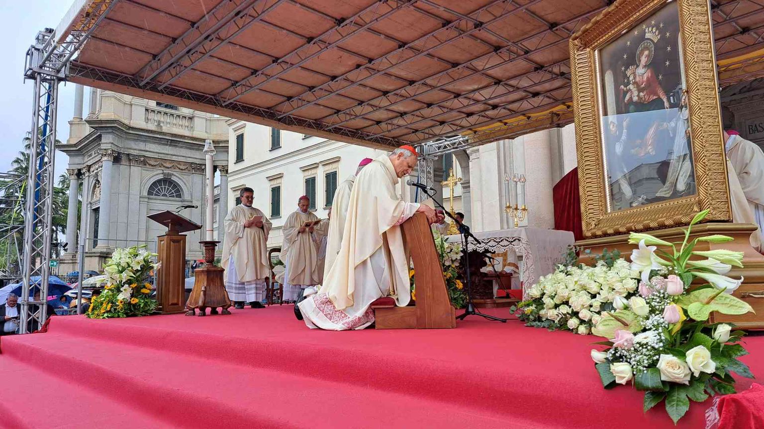 La supplica alla Madonna di Pompei, Zuppi: senza pace non c'è vita