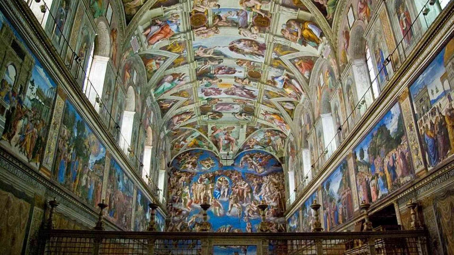 Papa Francesco incontra gli artisti nella Cappella Sistina
