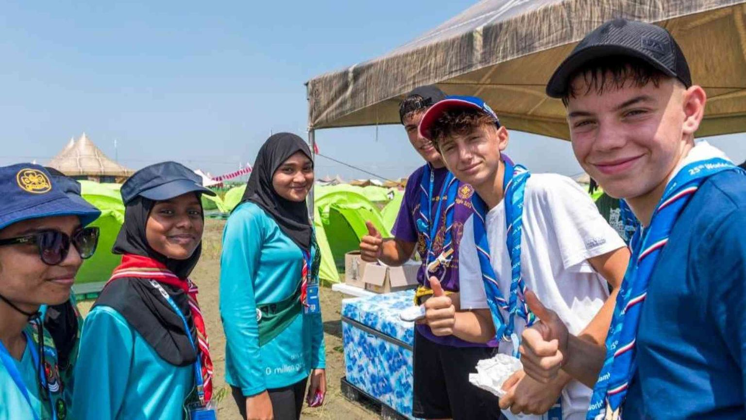 Gli scout al Jamboree in Corea del Sud, apostoli di fraternità