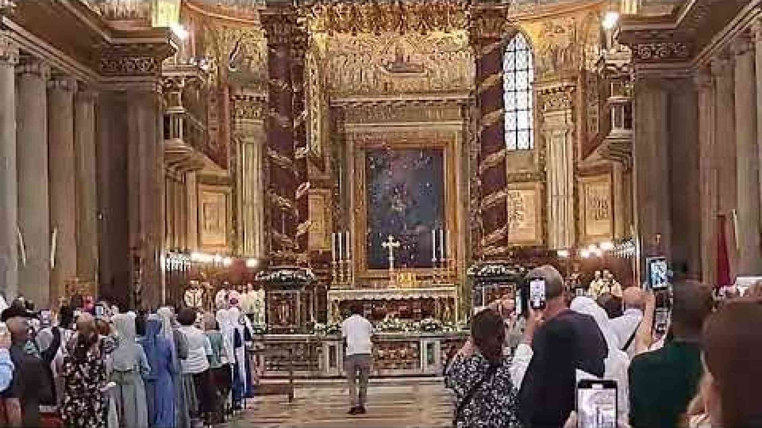 A S.Maria Maggiore la nevicata miracolosa di papa Liberio