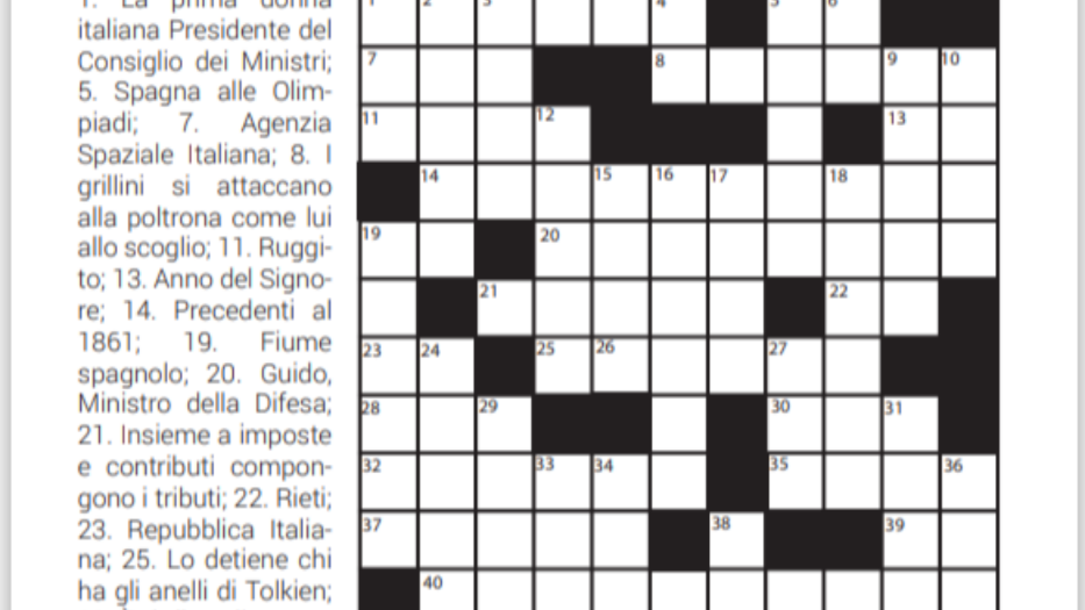 E sotto l'ombrellone arriva il "cruciverba patriottico" di Fdi