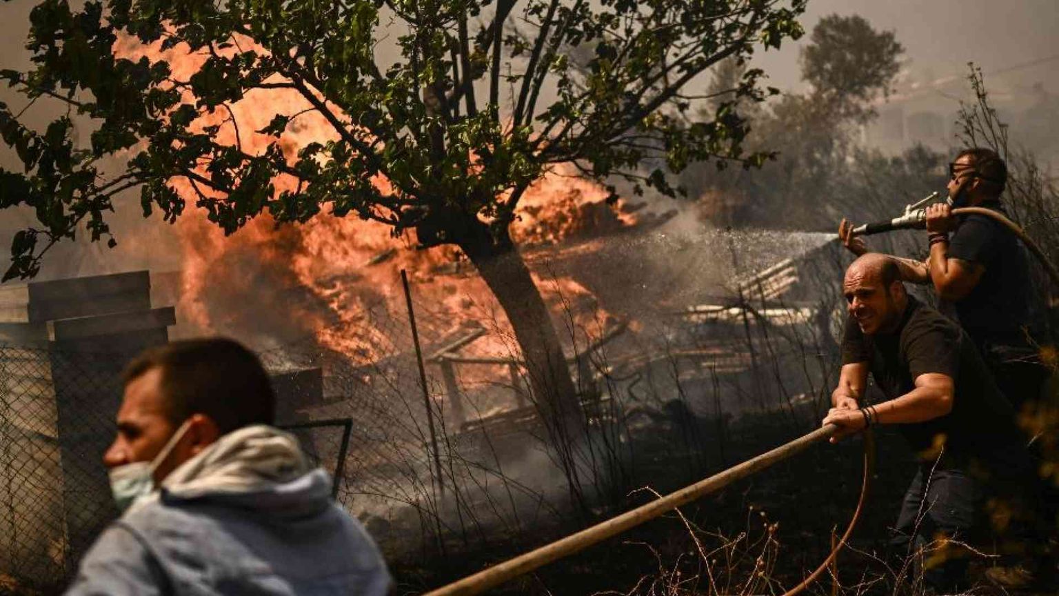 Boschi in fiamme in Grecia al confine turco: arsi vivi 26 immigrati