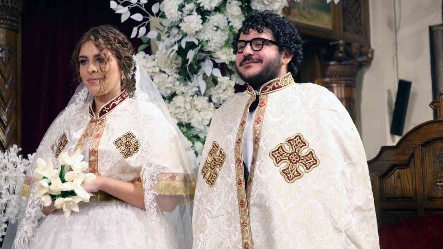 Per Patrick Zaki nozze al Cairo nella cattedrale copta