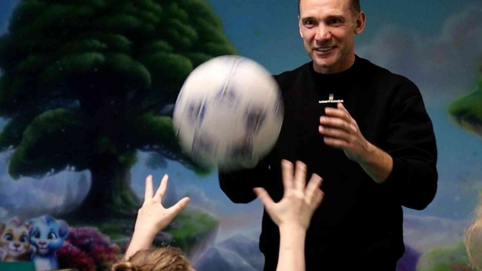 Sheva in gol per la pace e per i bambini disabili