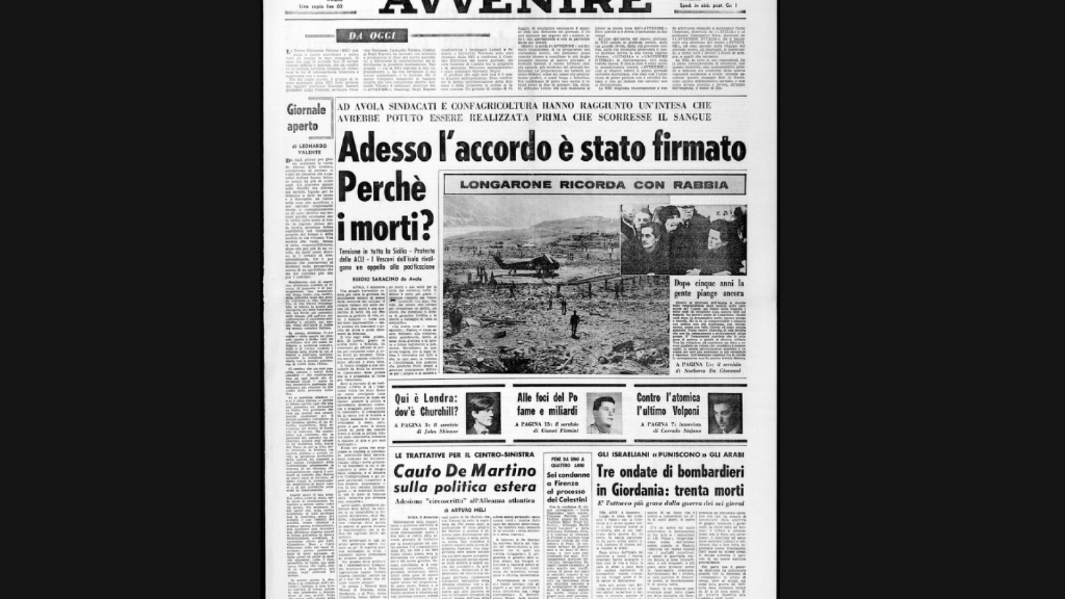 55 anni di prime pagine di Avvenire