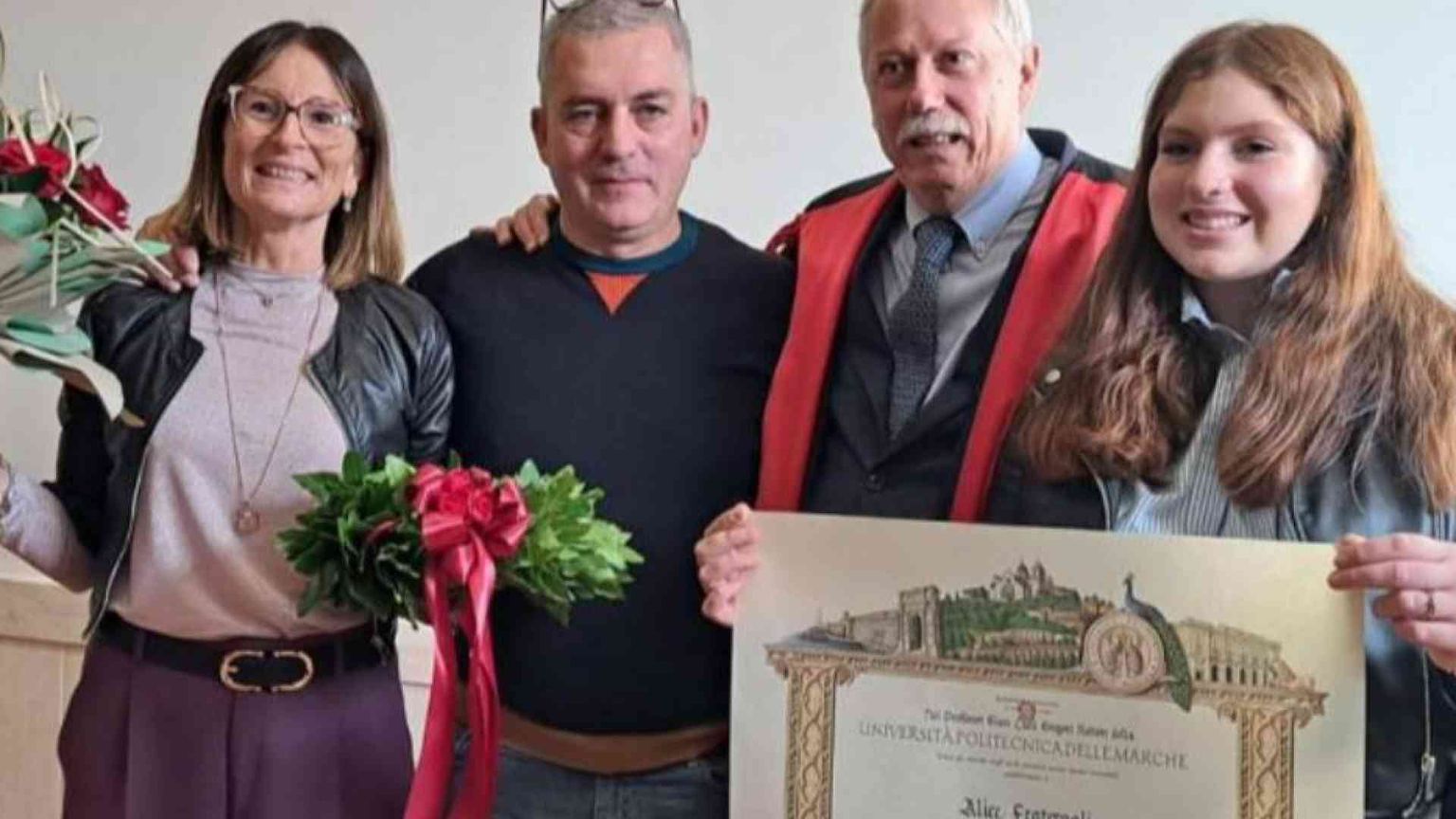 Alice, una vita per gli altri. E ora una laurea alla memoria