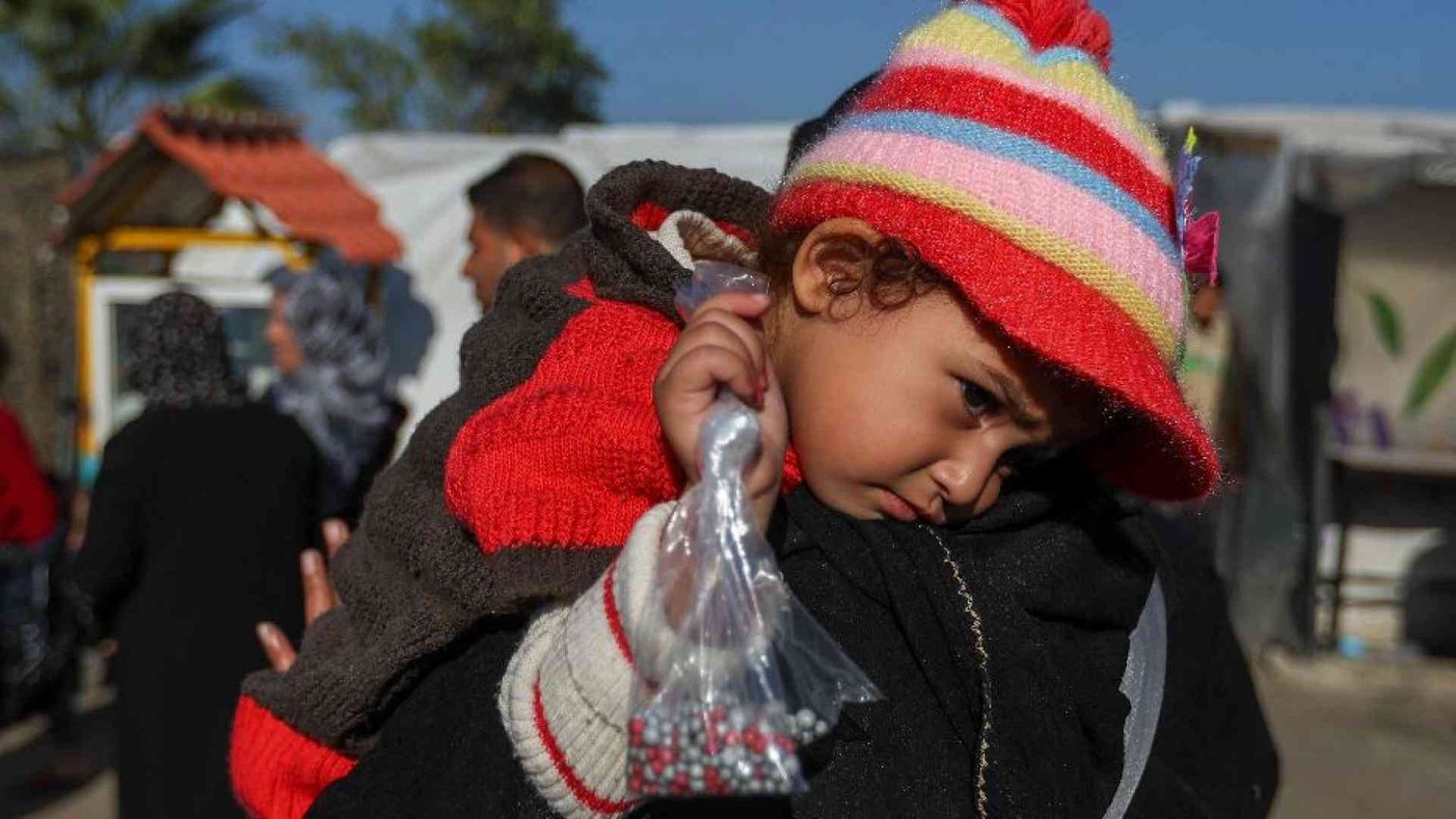 Dal campo di Khan Yunis: «Qui tutto è difficile, coperte e acqua introvabili»