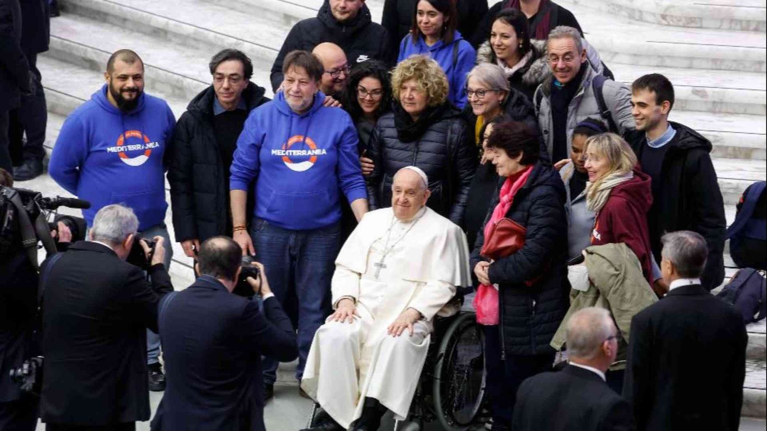 Il Papa: prezioso il lavoro di salvataggio di Mediterranea