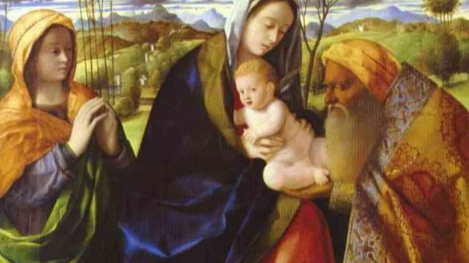 L’abbraccio di Anna e Simeone a Gesù