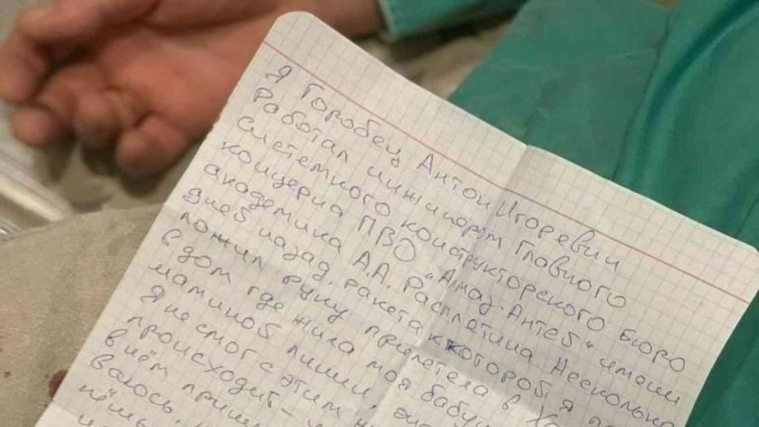 L'ingegnere russo suicida: «Ho costruito il missile che ha ucciso mia nonna»