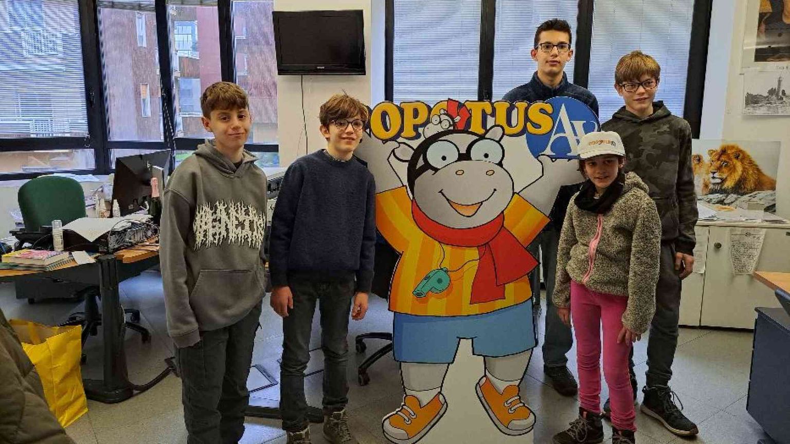 La sete di notizie dei ragazzi, amici dei nonni e di Popotus