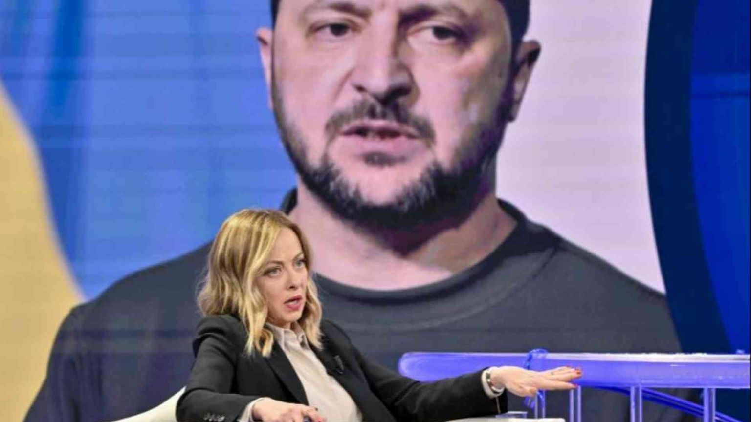 Meloni in prima linea sull'Ucraina presiede a Kiev il G7 con Zelensky