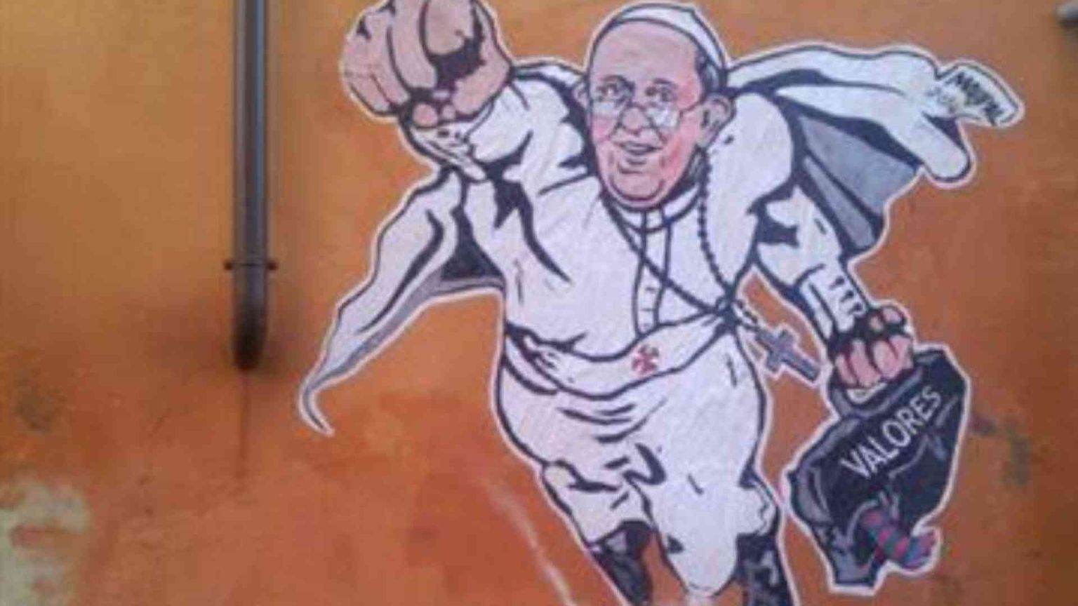 Maupal, dal murale del Papa ai disegni di Quaresima