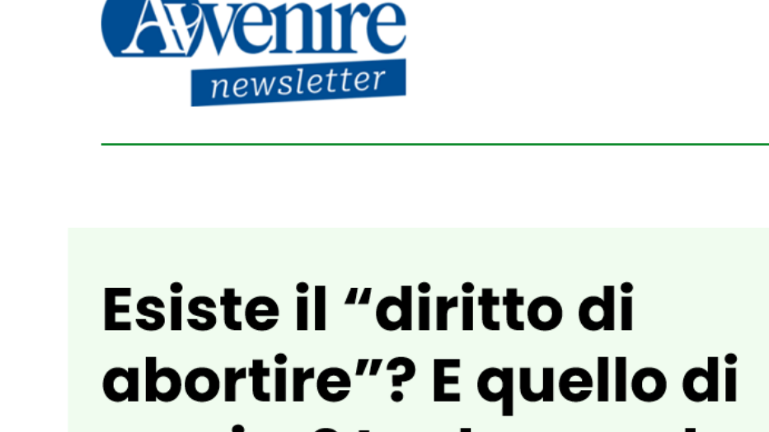 Con la newsletter settimanale di “è vita” il meglio dell’informazione bioetica