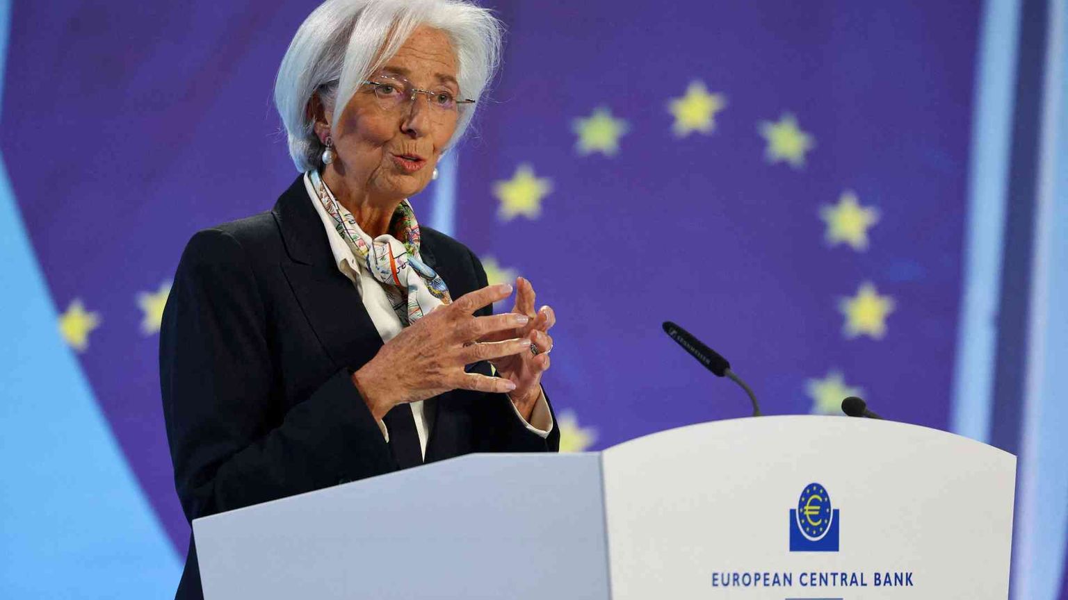 Lagarde: «Il primo taglio dei tassi di interesse potrebbe essere a giugno»