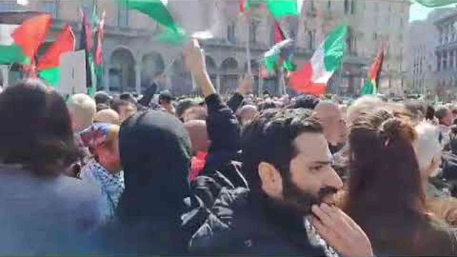 Milano, aggressione alla Brigata ebraica e fischi all'Inno