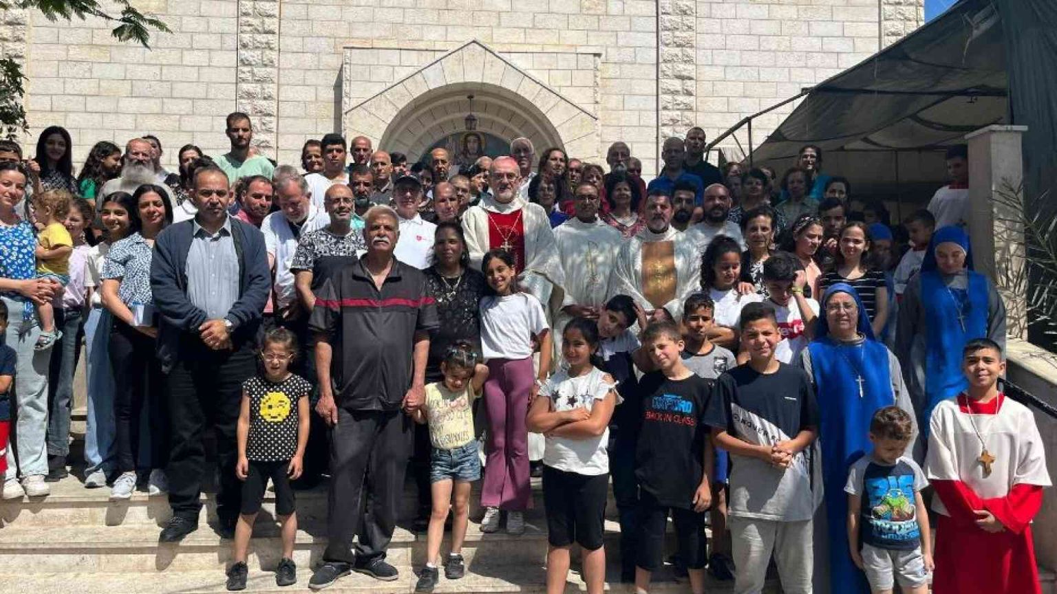 Il cardinale Pizzaballa è entrato a Gaza