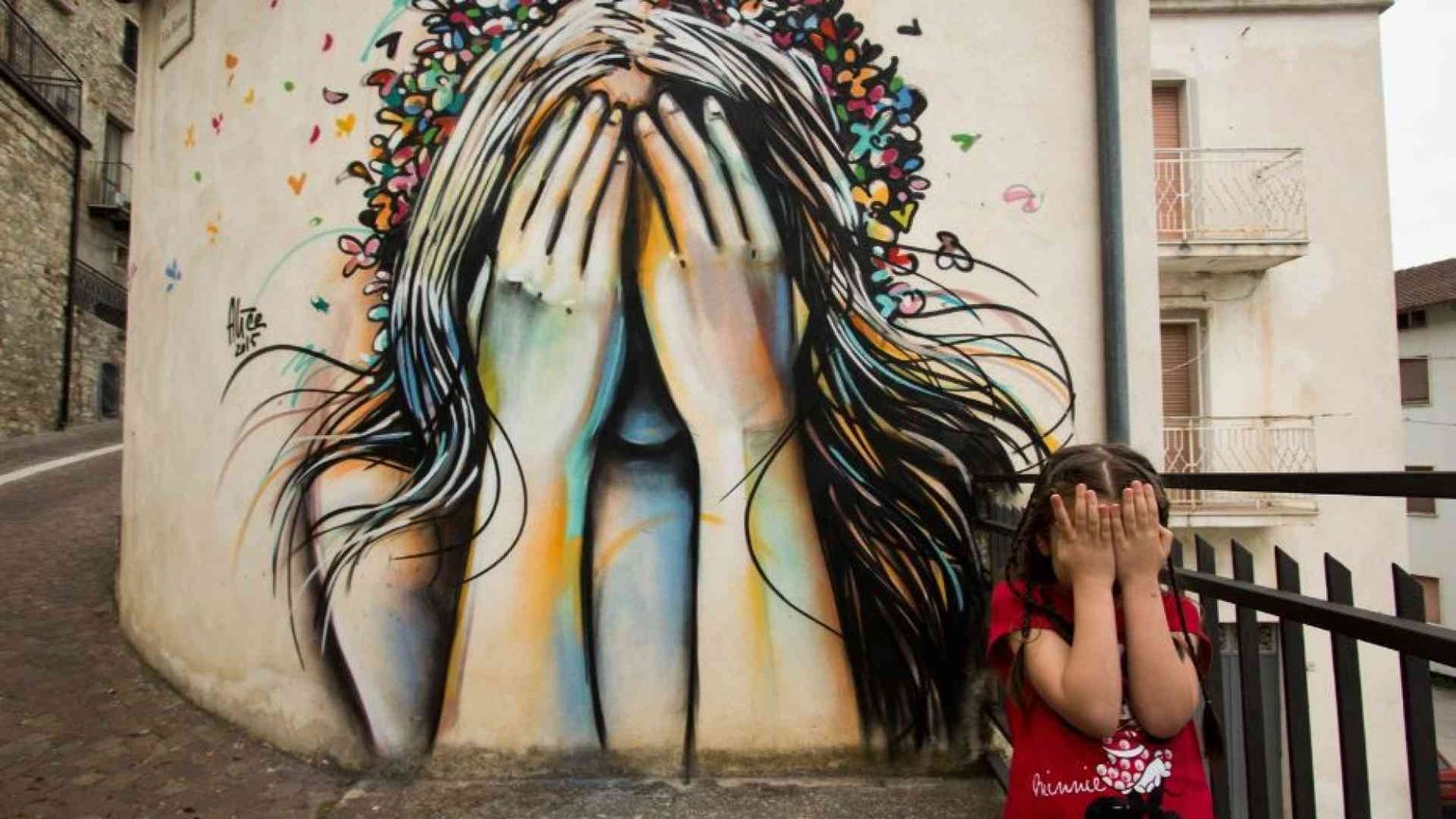 Il Molise che resiste si disegna sui muri di Civitacampomarano