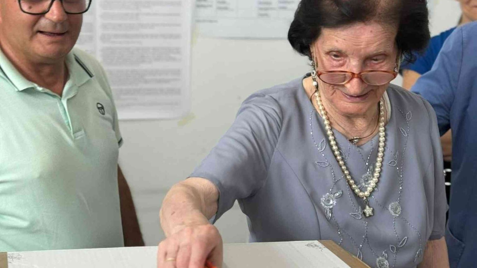 Rosetta, che ha 100 anni, e non ha mai saltato un voto