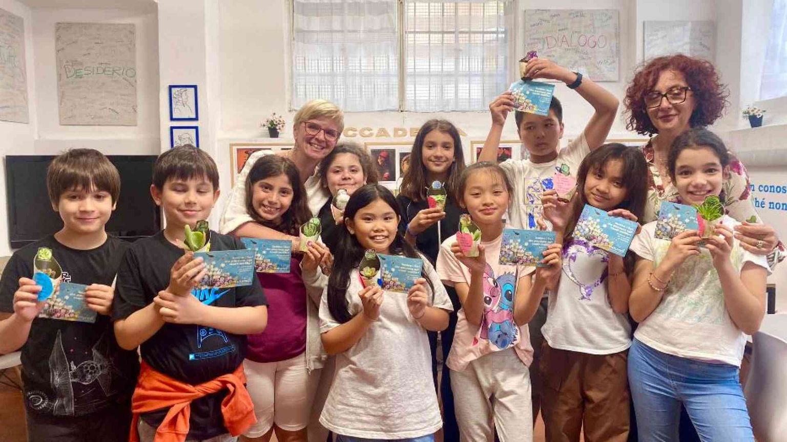 "Qui anche i piccoli immigrati imparano il latino"