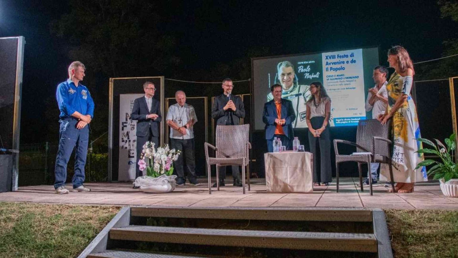 Bibione, la lezione di Nespoli sullo spazio
