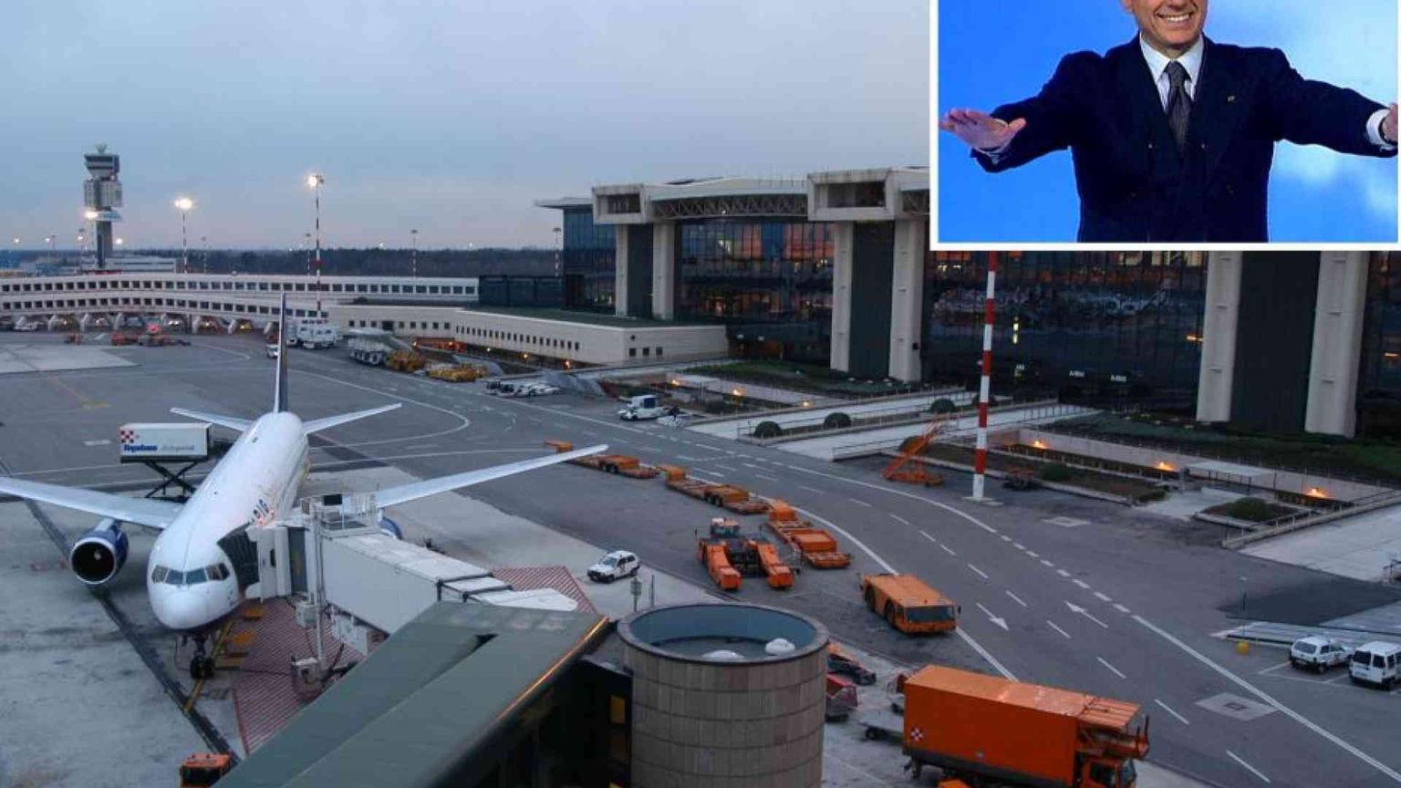 L'aeroporto di Malpensa è stato ufficialmente intitolato a Silvio Berlusconi