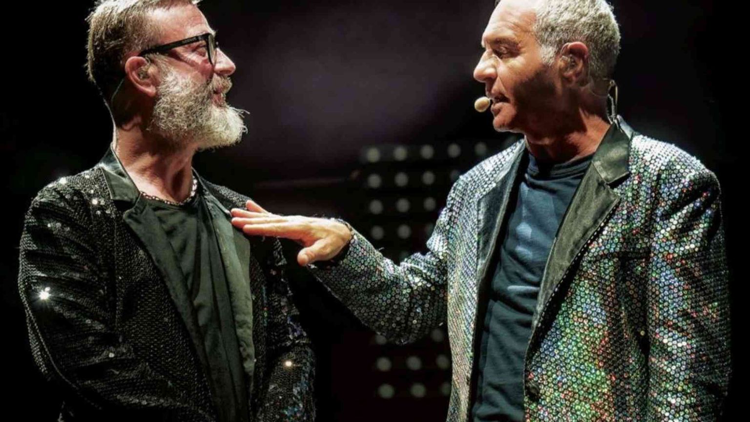 Masini-Panariello, che coppia di sorrisi e canzoni