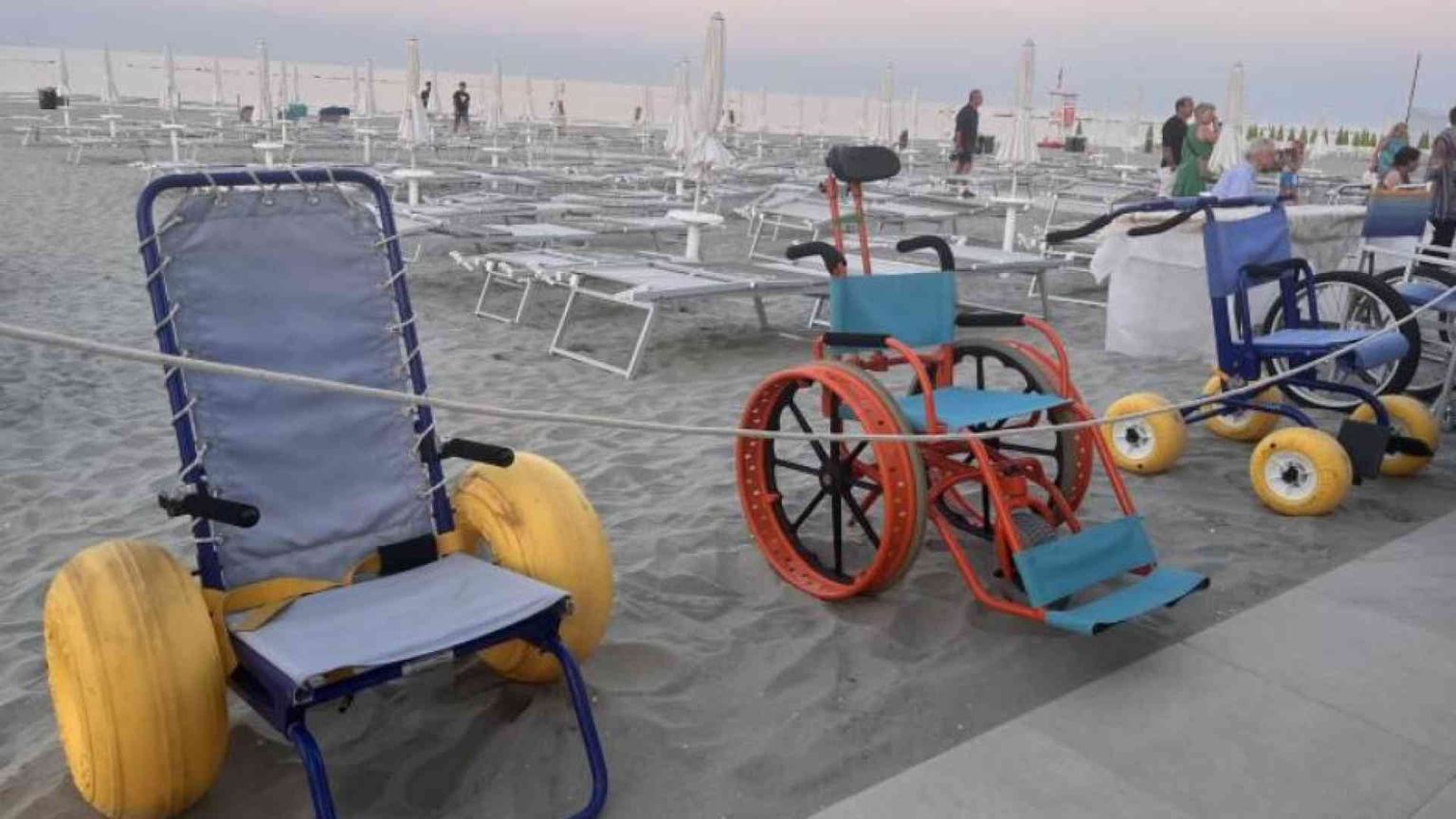 Ravenna, ecco la spiaggia senza barriere