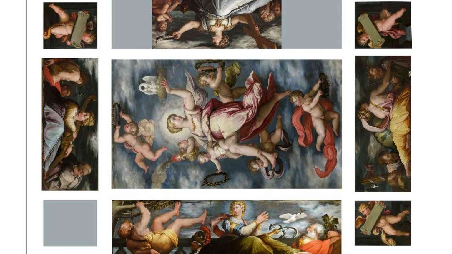 Il soffitto ricomposto per riscoprire Vasari