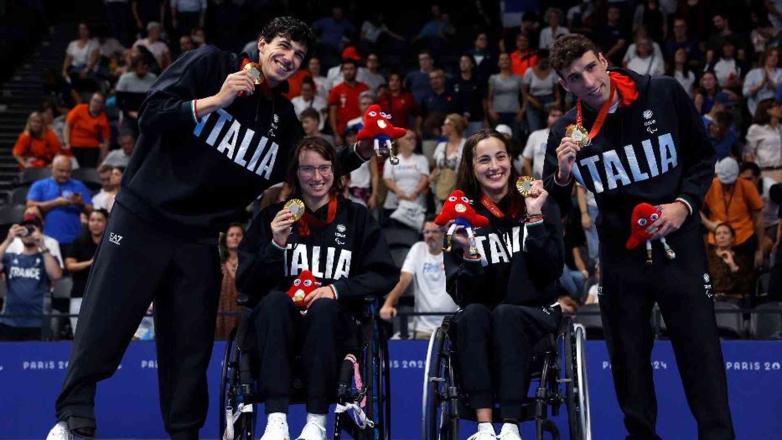 71 medaglie, 24 ori: nuovo record per l'Italia paralimpica